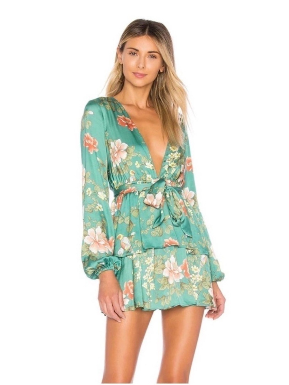 Majorelle Berkshire Floral Bird
Print Mini Dress